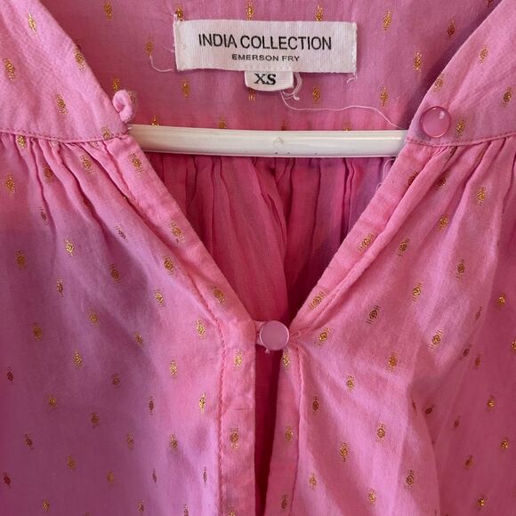 EMERSON FRY OLYMPIA SHIRT - PINK GOLD
DOT LUREX Size XS - Picture 5 of 10